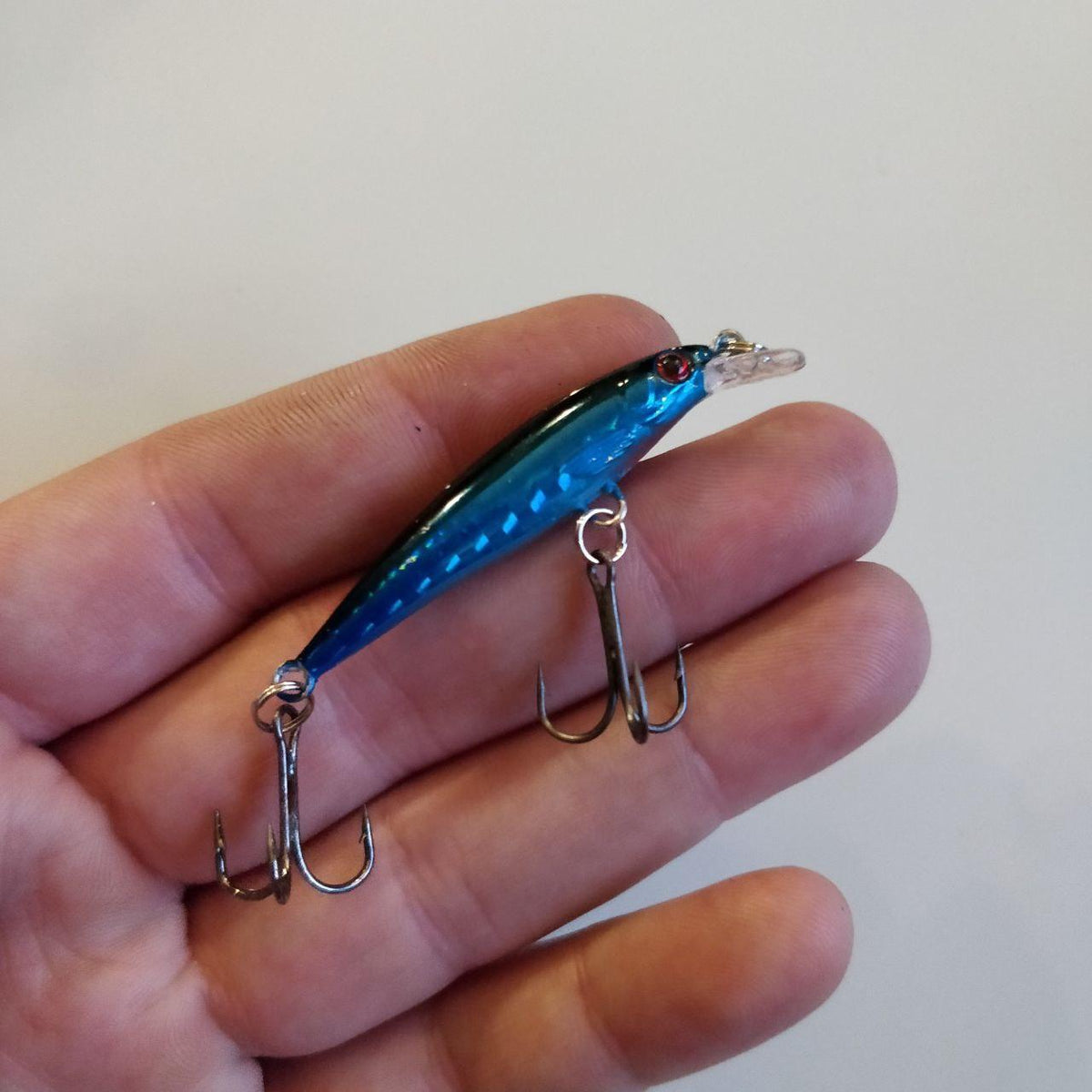 Blue Steel Holographic Minnow Crankbait 50 Black 'n Blue Bass Tackle Co