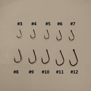 Single Hooks - Size #6 (10 Pack) – Black 'n Blue Bass Tackle Co