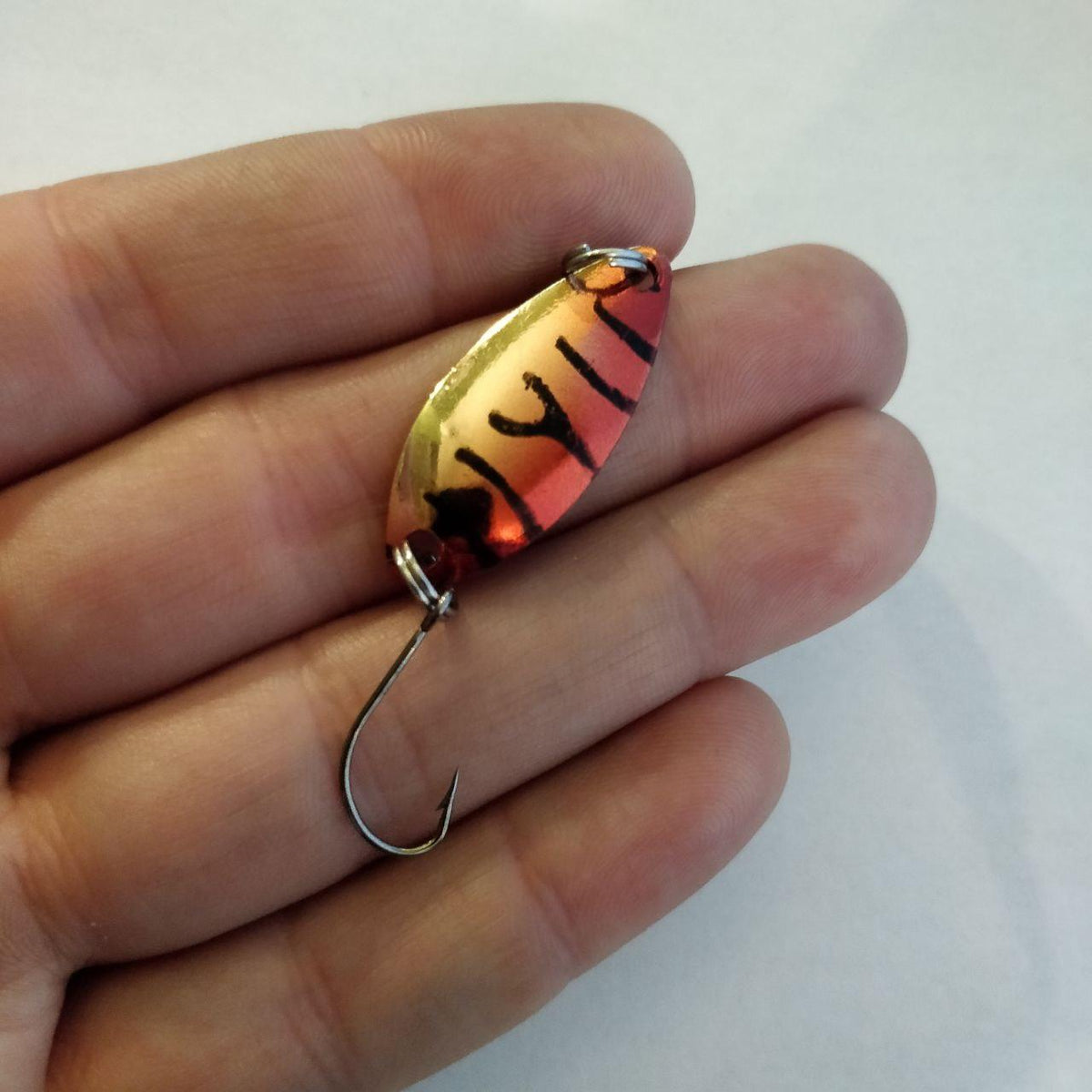 Red Tiger/Red Small Spoons (2 pack) – Black 'n Blue Bass Tackle Co